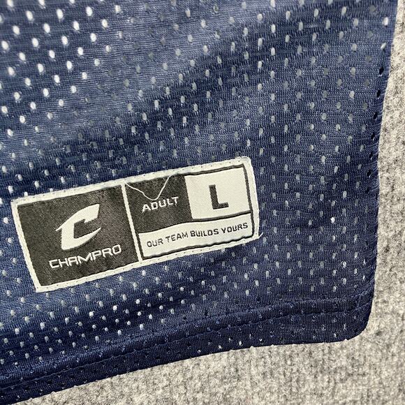Champro Jersey Mens Large Blue Crusader Basketball Mesh ReversibleSleevelessTank - Picture 2 of 8